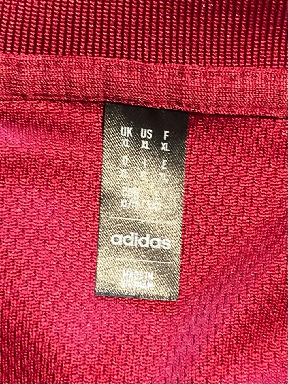 Adidas Men’s Size XL Burgundy Golf Polo Shirt Performance Short Sleeve